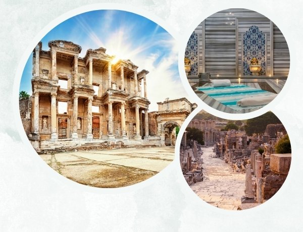 EPHESUS & TURKISH BATH TOUR / Ancient city of Ephesus, Turkish Bath