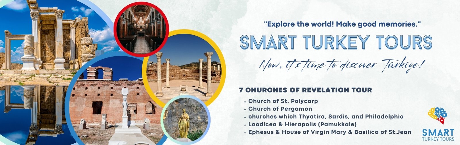 4 DAYS SEVEN CHURCHES OF REVELATION TOUR / Smyrna, Pergamon, Thyatira, Sardis, Philadelphia, Laodicea, Ephesus