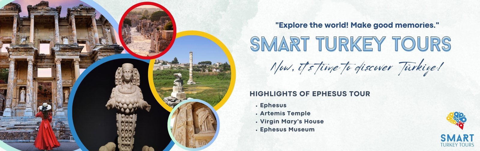 HIGHLIGHTS OF EPHESUS TOUR / House of the Virgin Mary, Ancient City of Ephesus, Ephesus Archaeological Museum, Temple of Artemis