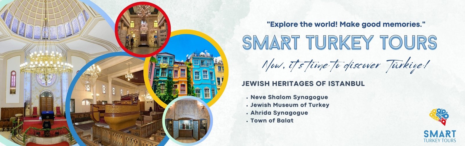 JEWISH HERITAGES IN ISTANBUL / Neve Shalom Synagogue, Jewish Museum of Turkey, Ahrida Synagogue, Town of Balat